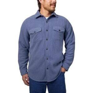 Freedom Foundry Sherpa Lined Waffle Shacket Jacket Men’s Medium NWT